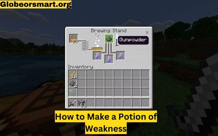 How to Make a Potion of Weakness